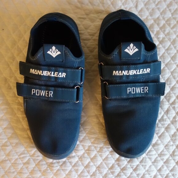 MANUEKLEAR Men’s Barefoot Weight Lifting Blue Shoes – 12.5 main image 8